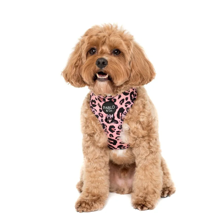 Pink Leopard Adjustable Harness