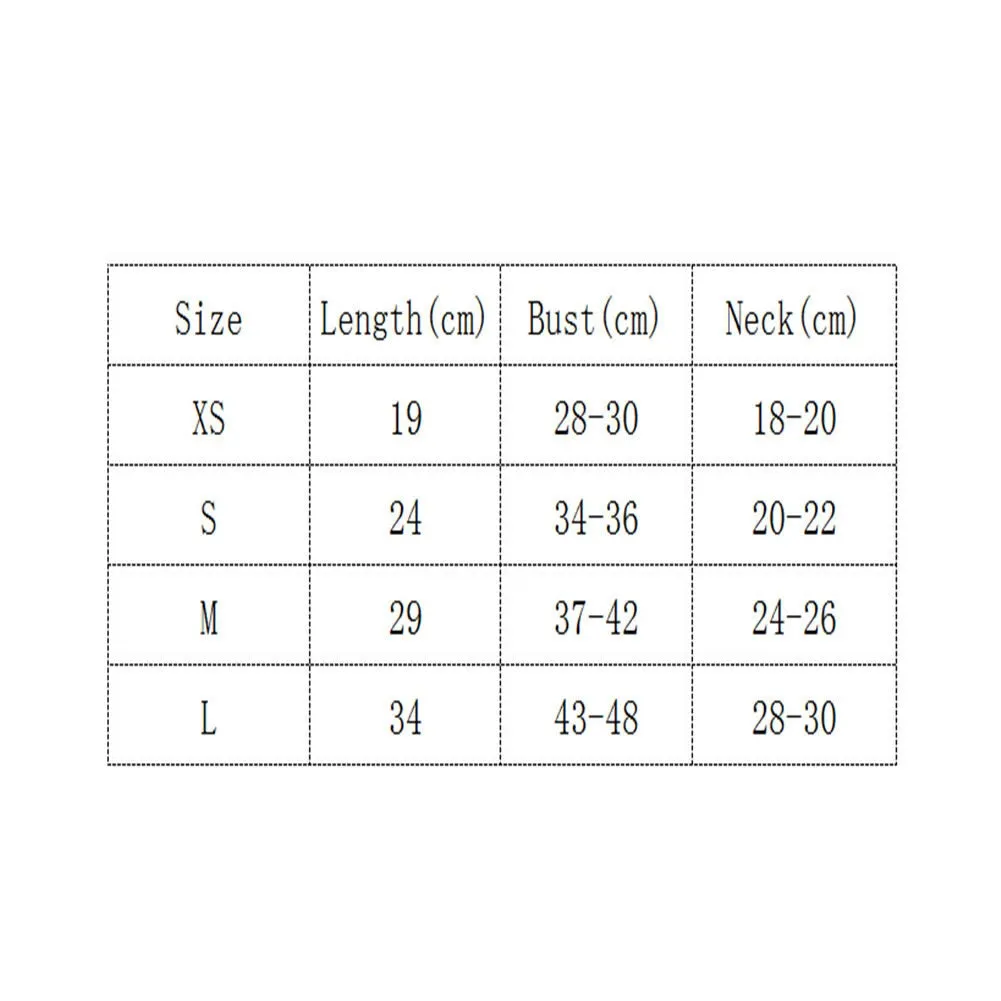 Printed Cosplay Dog Cat Clothes