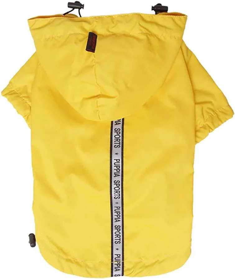 Puppia Authentic Base Jumper Raincoat, Small, Yellow