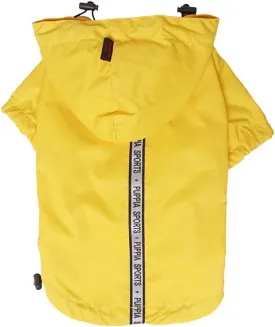 Puppia Authentic Base Jumper Raincoat, Small, Yellow