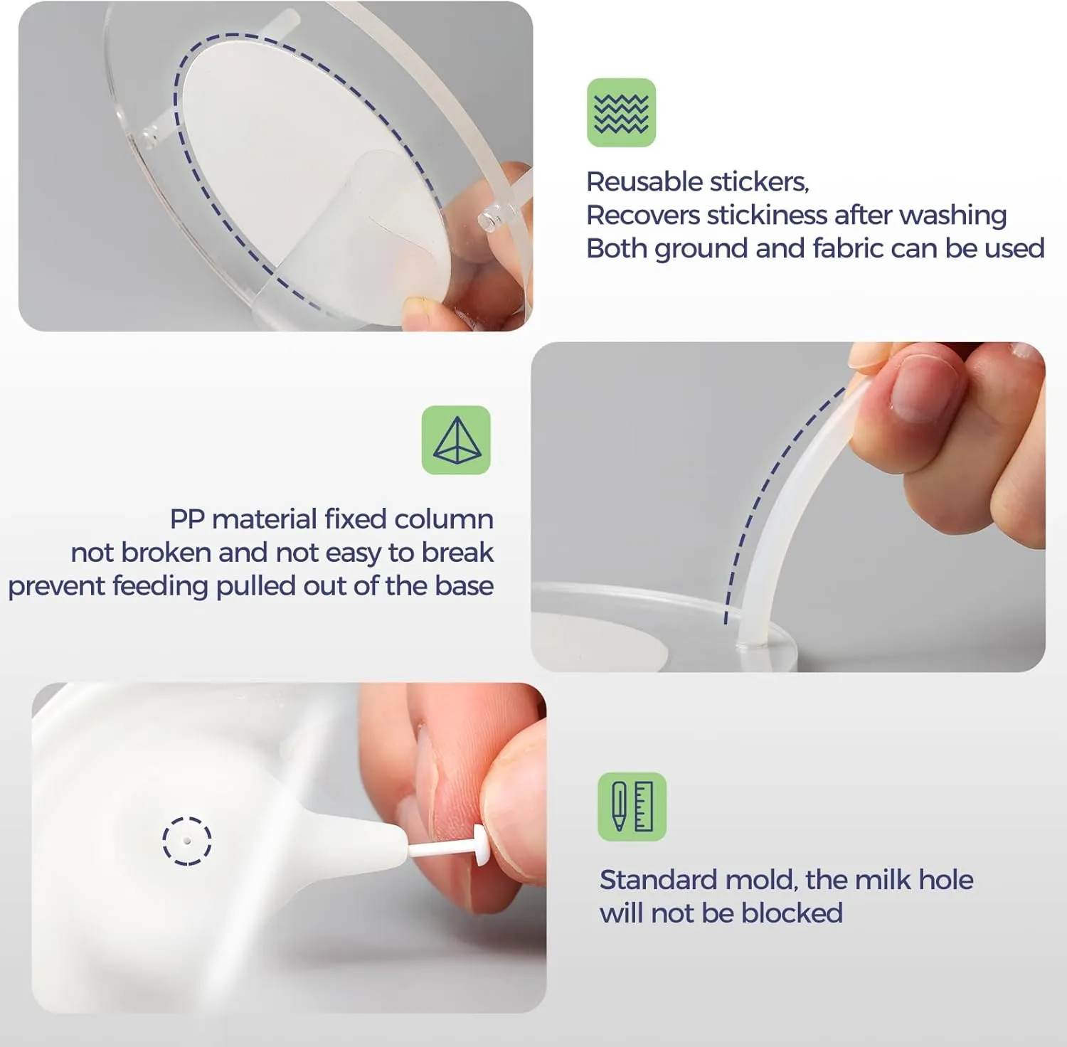 Puppy Feeders for Multiple Puppies, Miracle Nipple with 4 Nipples & Support Base  Perfect Replacement for Nursing Bottles, Puppy Feeder for Newborn Kittens & Puppies, 200ml Capacity(White)