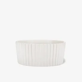 Ripple Ceramic Dog Bowl
