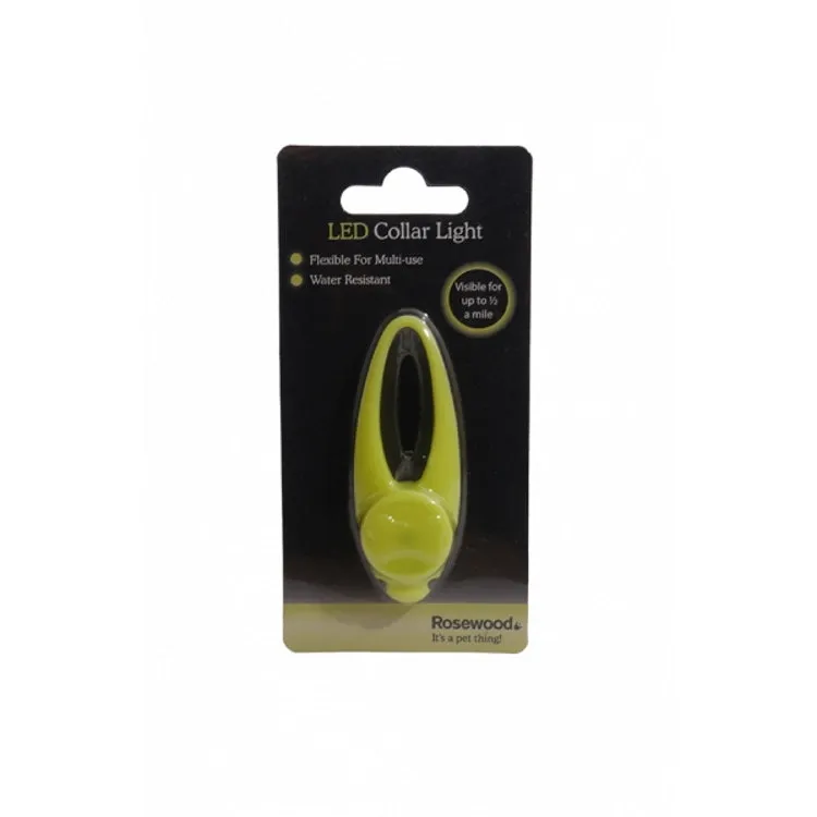 Rosewood Silicone Dog Collar Light - Small