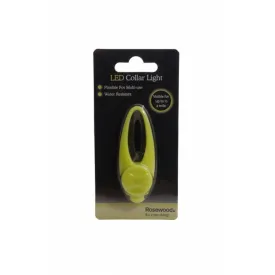 Rosewood Silicone Dog Collar Light - Small