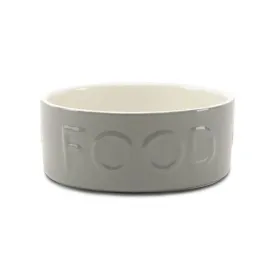Scruffs Classic Dog Food Bowl - 19cm Grey
