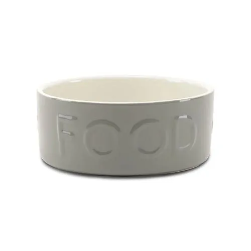 Scruffs Classic Dog Food Bowl - 19cm Grey