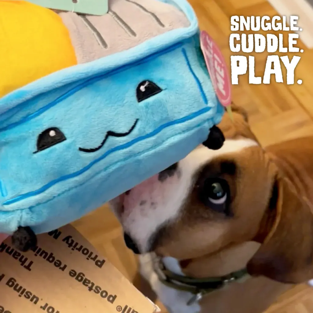 Snugarooz Small Dumpster Fire Plush Dog Toy