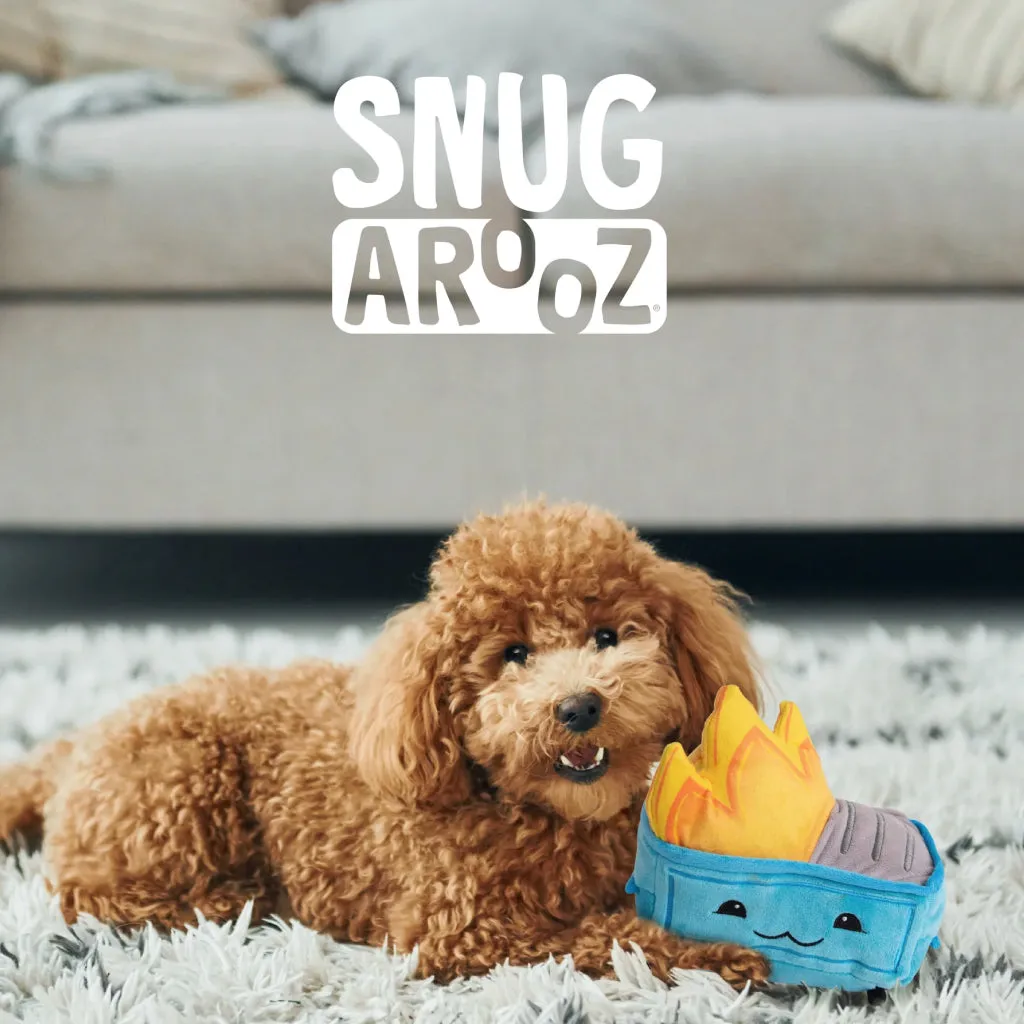 Snugarooz Small Dumpster Fire Plush Dog Toy