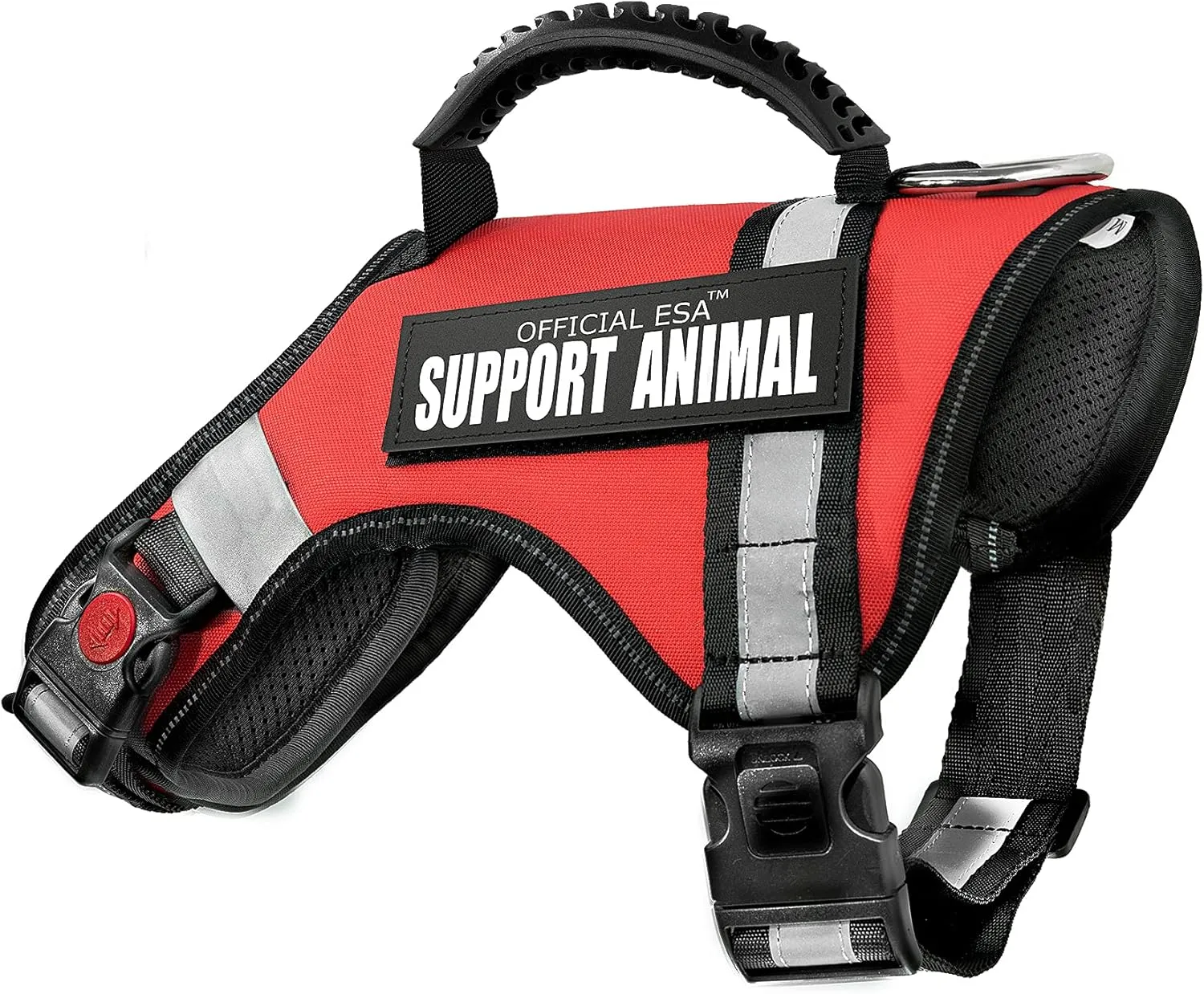 Support Pets Dog Harness: The Only Official ESA Vest for Easy Pet Recognition, Walk and Train All Dog Sizes, The Official PSD Highly Visible Harness, Adjustable, Soft and Padded (XXS)