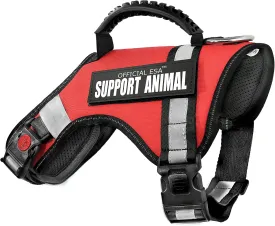 Support Pets Dog Harness: The Only Official ESA Vest for Easy Pet Recognition, Walk and Train All Dog Sizes, The Official PSD Highly Visible Harness, Adjustable, Soft and Padded (XXS)