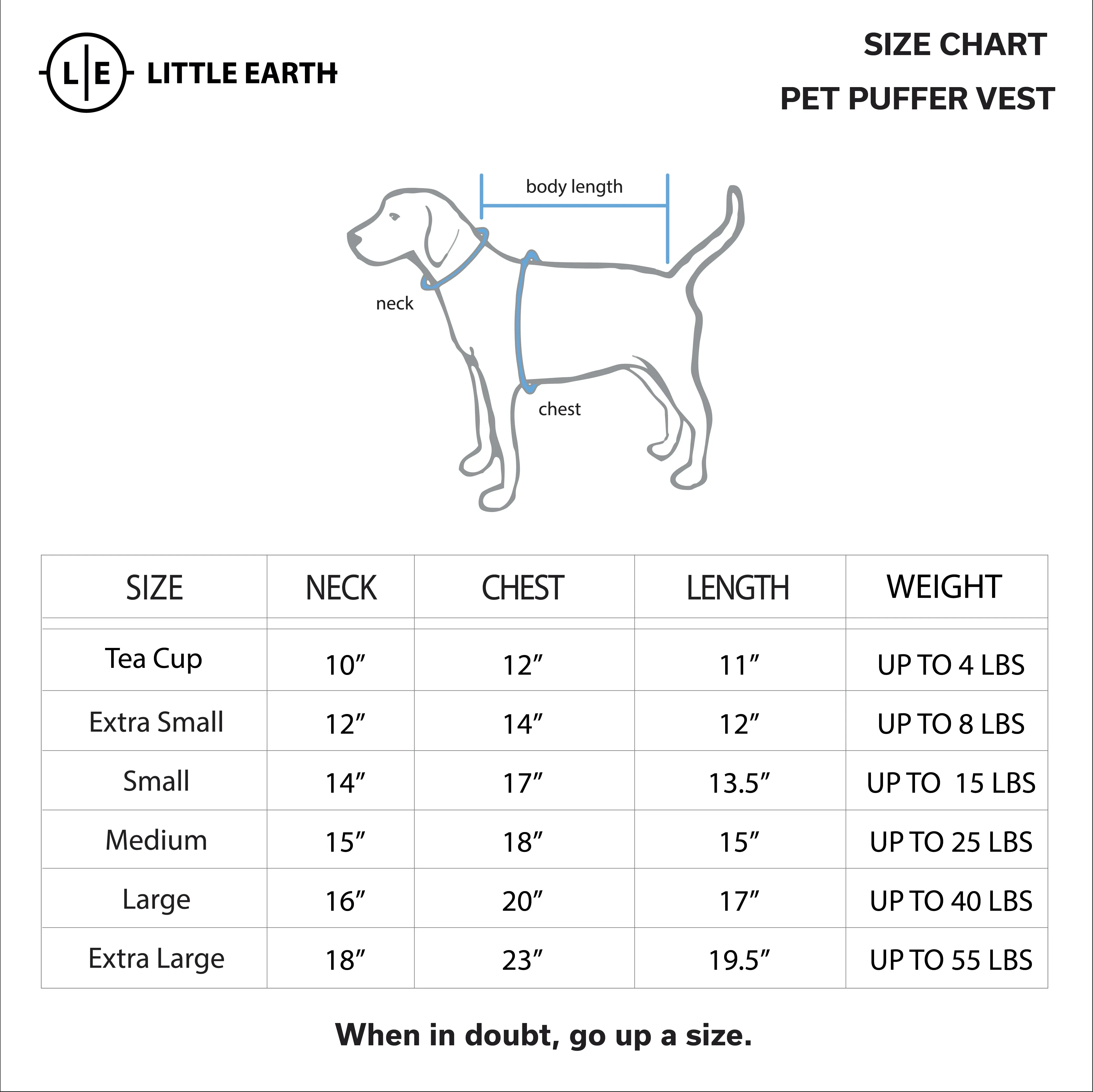 Tampa Bay Lightning Pet Puffer Vest