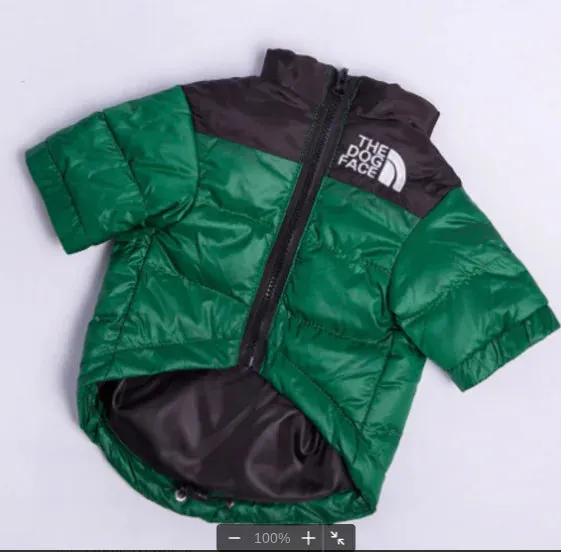 The Dog Face Silky Puffed Dog Jacket