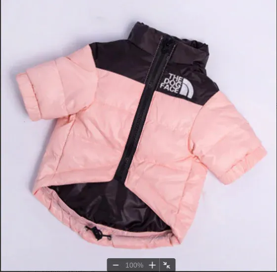 The Dog Face Silky Puffed Dog Jacket
