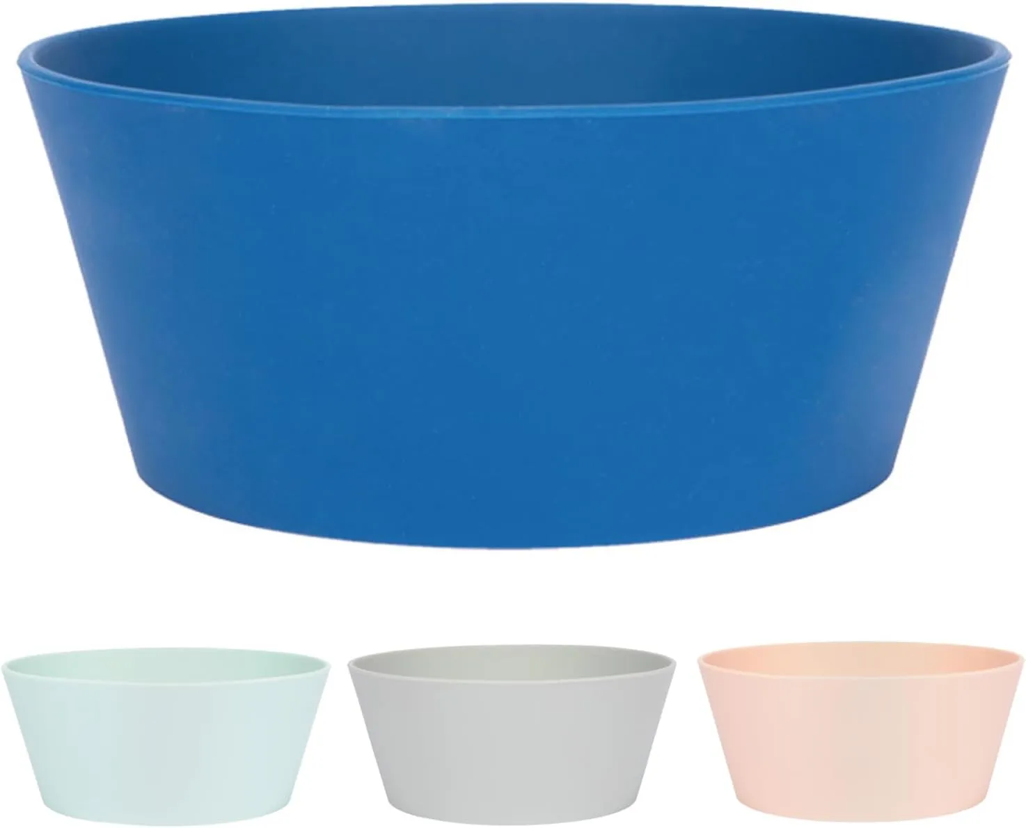 Waggo Habit Silicone Dog Bowl for All Breeds - Modern Heavyweight Silicone, Durable Pet Food and Water Dish Crock, Dishwasher Safe (Midnight)